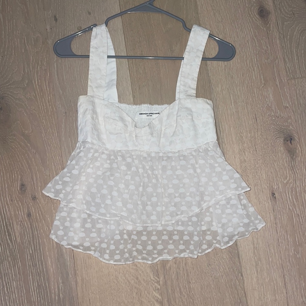 Amanda Uprichard White Tank XS